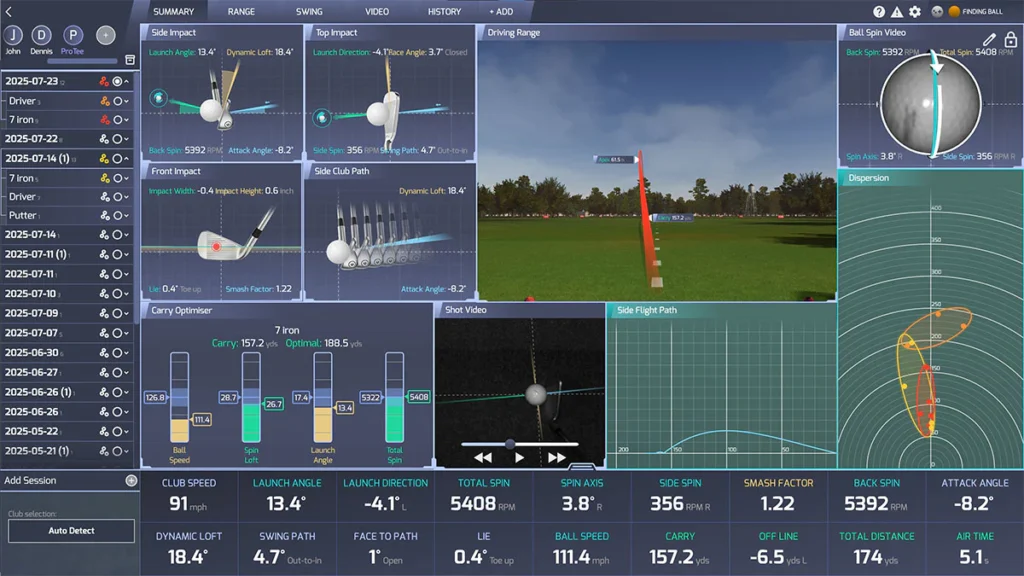 Indoor Golf Simulator and GSPro Golf